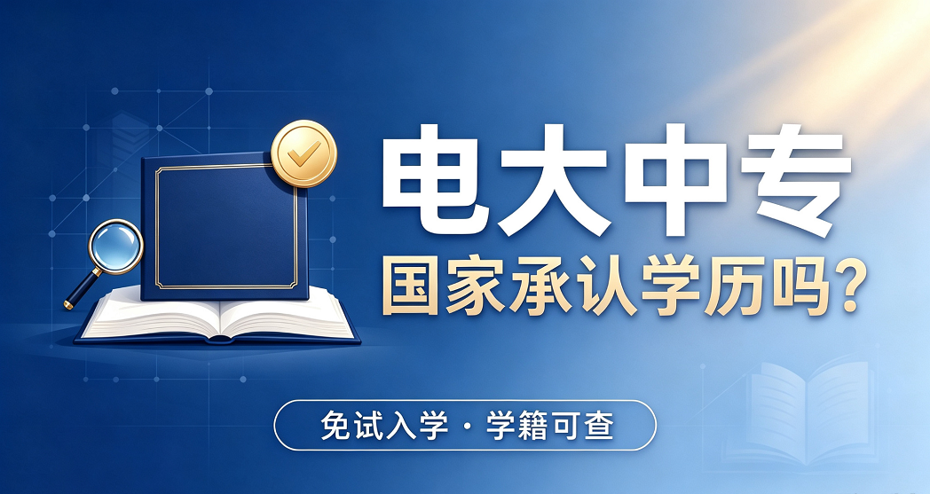电大中专是什么?国家承认学历吗?